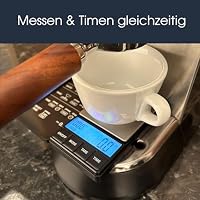 Kaffeewaage mit Timer - Espresso waage inkl. Batterien - Exakte Feinwaage mit Countdownfunktion - Espressowaage - Küchenwaage - Coffee Scale by JoeFrex – Ansicht 5