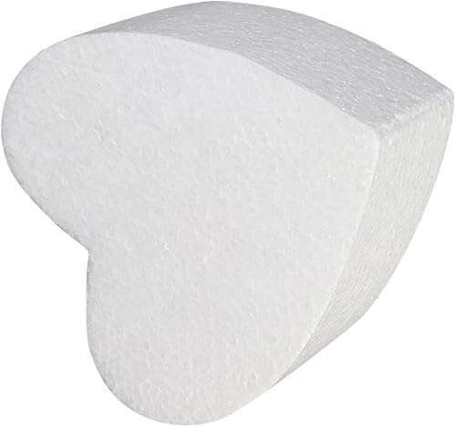 Miniatura 3 de Abaodam Pastel de espuma en forma de corazón para decoración y exhibición de boda cumpleaños aniversarios día de San Valentín