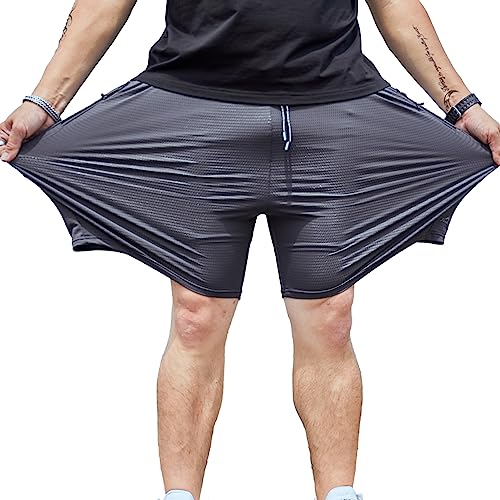 Short de sport en maille extensible confortable idéal pour le running et la musculation