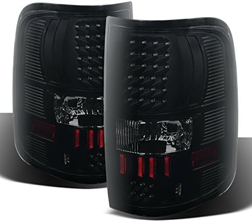 AKKON - Para Ford F150 F-150 04-08 Pickup Truck Styleside Modelo Negro Ahumado LED Luces traseras Pares de lámparas de freno
