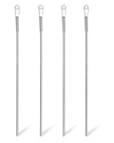 Spring Drawstring Threader,4Pcs Flexible and Elastic Drawstring Threader Tool DIY Rope Threader Clip Hoodie String Replacement Drawstring Puller for Sweatpants,Shorts,Jackets,Coat