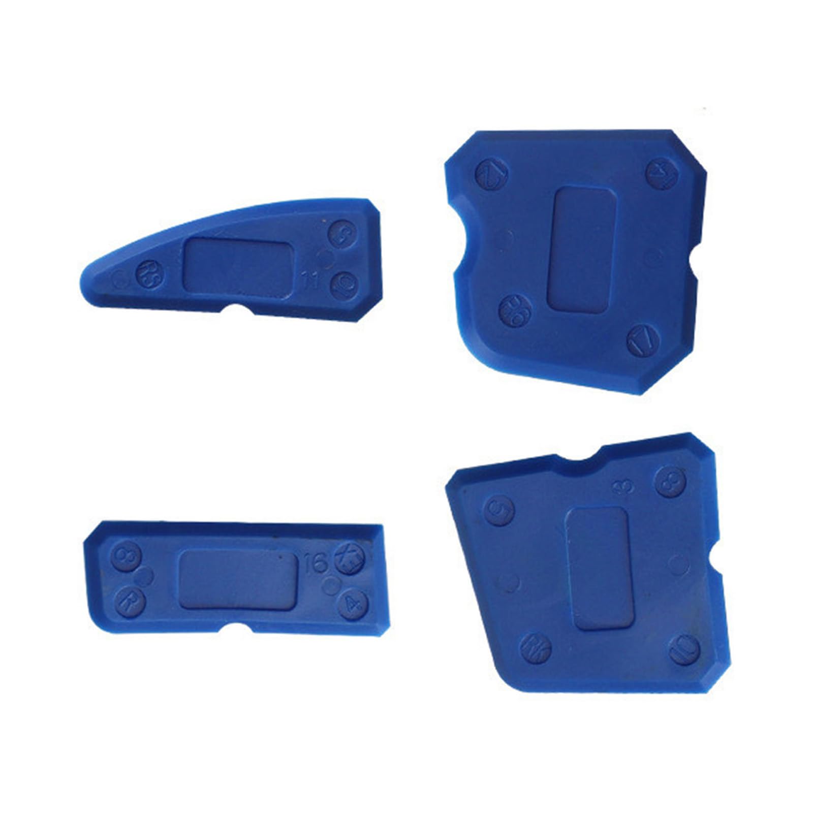 Rgybao Blue Color Professional Grout Scraper Kits With Ergonomic Multi Angled Design For Seamless Gaps Maintenance And Debris Removal Nonslip Grout Scraper