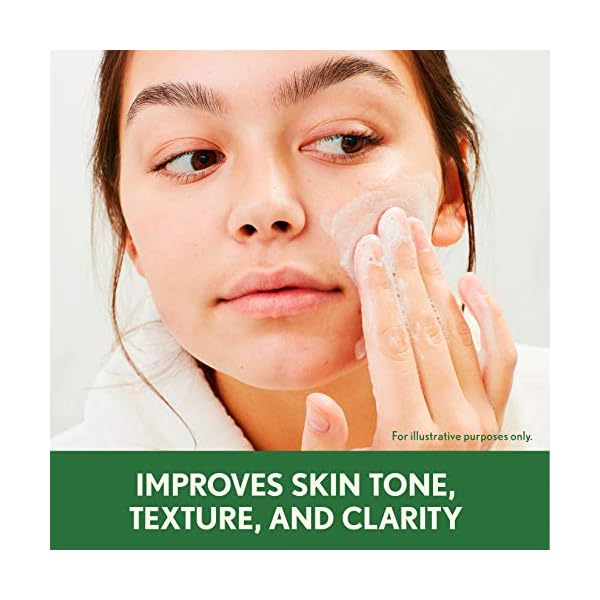 Aveeno Positively Radiant Exfoliating Facial Scrub, Brightening Face Scrub with Soy Extract to Visibly Improve Skin Tone and Texture, Oil-Free, Soap-Free, Hypoallergenic Formula, 5 FL OZ