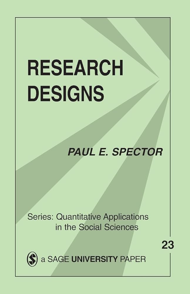 Sociology and Social Research 全11巻セット Research Designs (Quantitative Applications in the Social