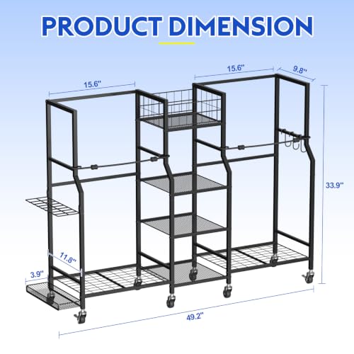 samstar Golf Storage Garage Organizer
