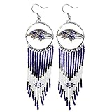 NFL Baltimore Ravens Dreamcatcher Earring