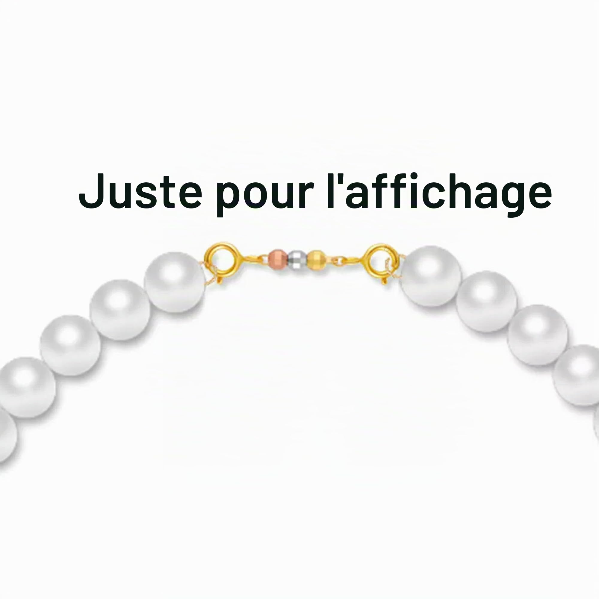 Fermoir à Ressort Double en Or Jaune Pur 18 carats pour Bracelet ou Collier