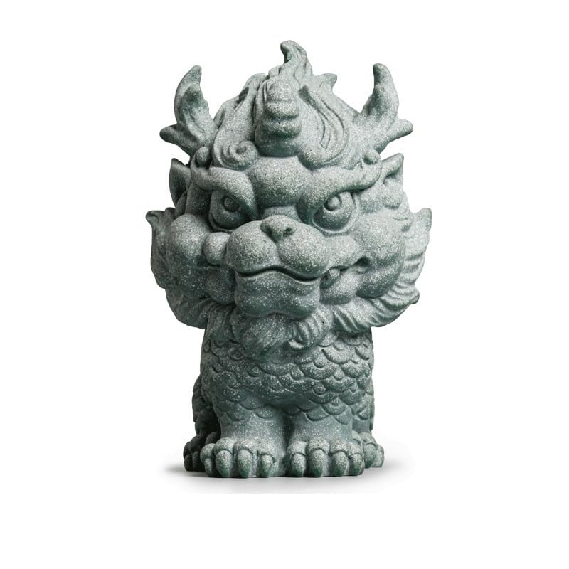 Mascota de té de piedra decorativa Feng Shui para mejorar la fortuna