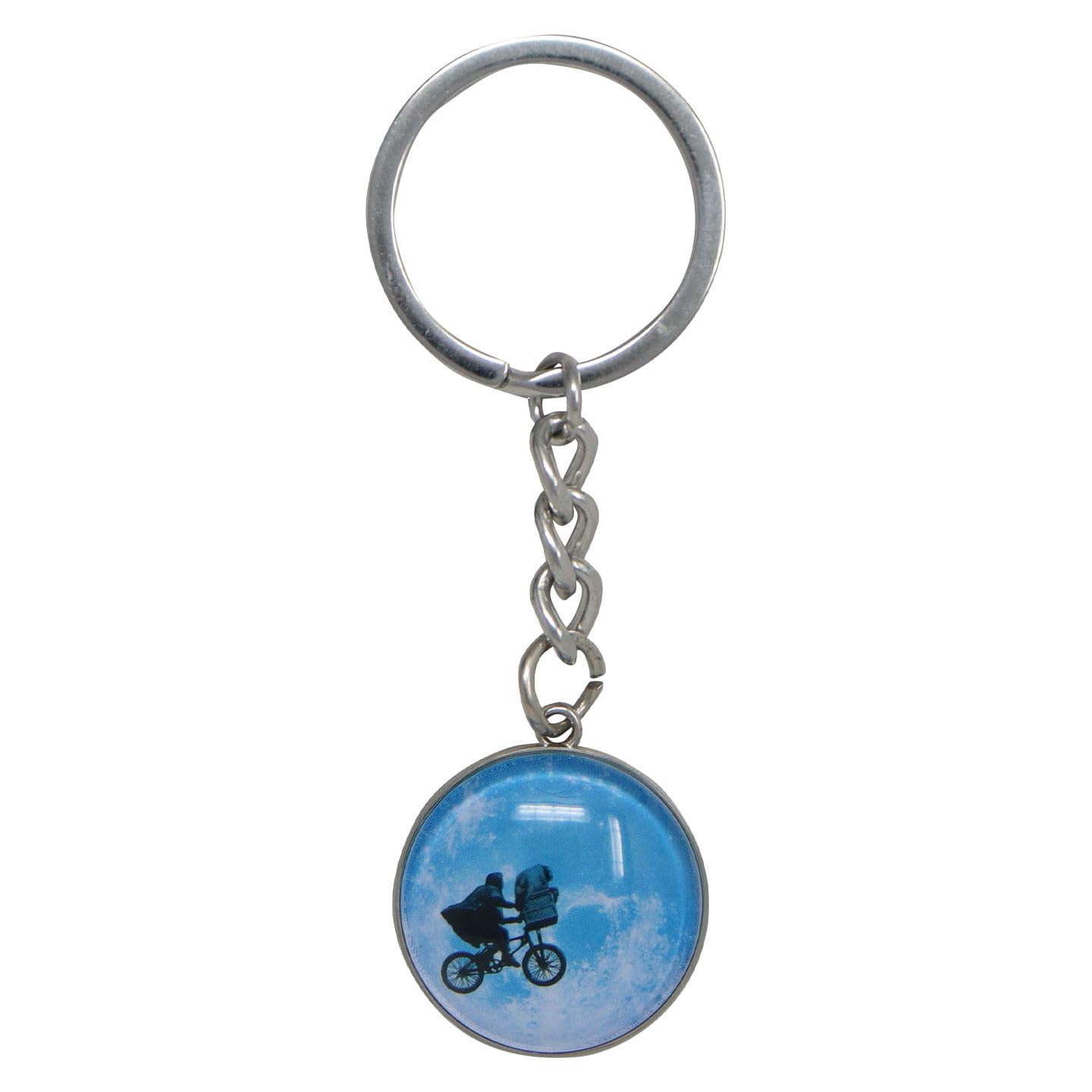Fanattik Unisex Light Blue E.t. Moon Key Ring – Limited Edition Of 5000 – Individually Numbered– Officially Licensed Movie Collectible