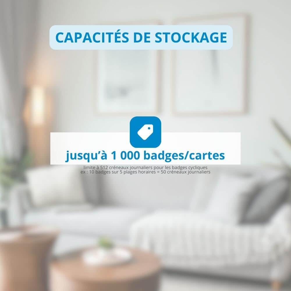 LOCKY-13 Cadenas connecté étanche à Badges RFID, App, Bluetooth