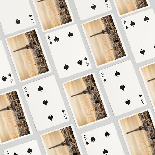 Cartas Poker Lantern Press Ciudad París Torre Eiffel miniatura 4