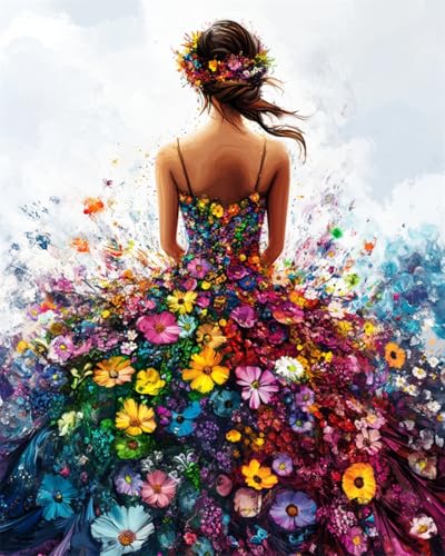 Kit de broderie de perles 50x60cm : le cadeau créatif idéal pour passionnés de point de croix