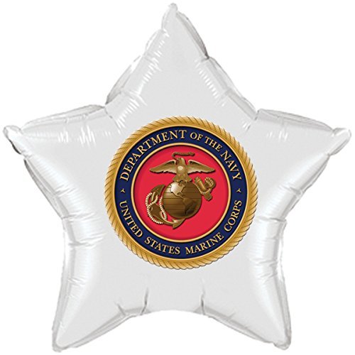 Marines White Star Balloon