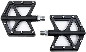 Pedales de Plataforma ZERAY ZP-D213 para MTB, Gravel y BMX con Nylon y Fibra de Carbono