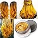 Mofajang Hair Wax Dye Styling Cream Mud, Natural Hairstyle Color Pomade, Washable Temporary, Gold