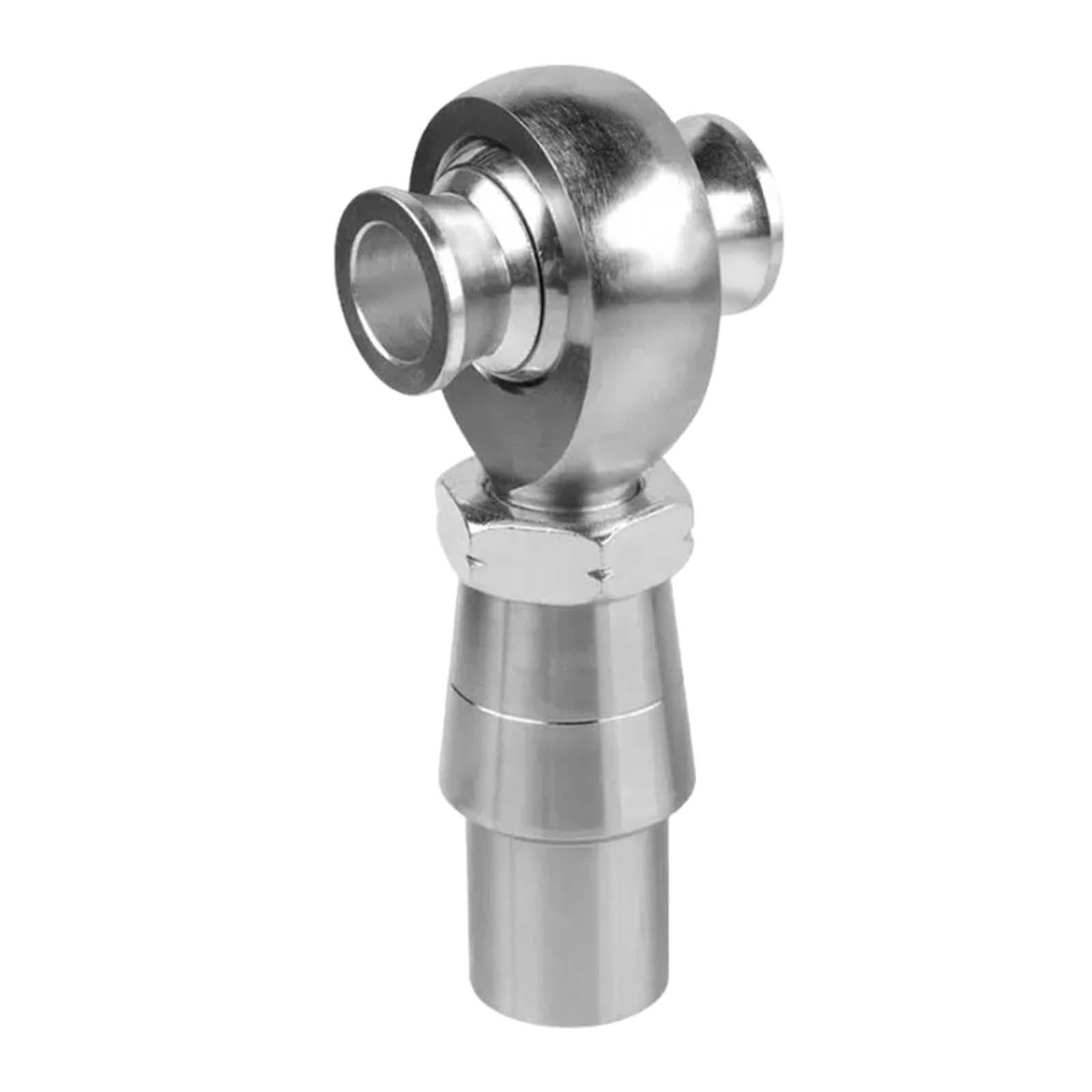 Hochwertiges Kugelgelenk Set aus Aluminiumlegierung mit hoher Zuverlässigkeit, robusten Scharniergelenken, Rohradapter, versetzter Dichtung, langlebig und einfach zu, Silber, 0.75 Zoll