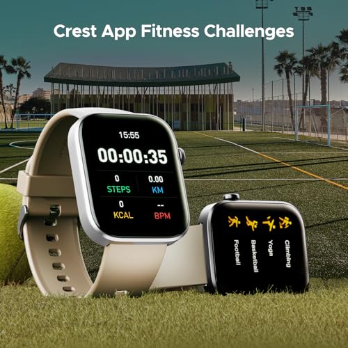 Image of Boat Storm Call 3 w /TBT Navigation, Daily Activity Tracker, DIY Watch Face Studio,700+ Active Modes, 1.83 inch (4.6 cm) HD Display Fitness Smart Watch for Men & Women(Salmon Peach)