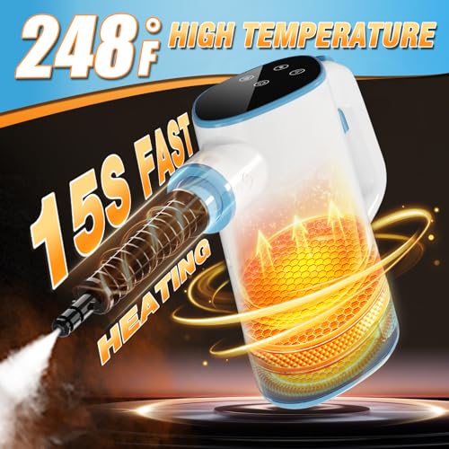Image of Steam Cleaner, 15s Fast Heat-Up & 500ml Removable Large Water Tank, Pressurized Handheld Steam Cleaner for Home, Multi-Surface Steamer for Cleaning Kitchen, Bathroom, Car, Floor, Furniture