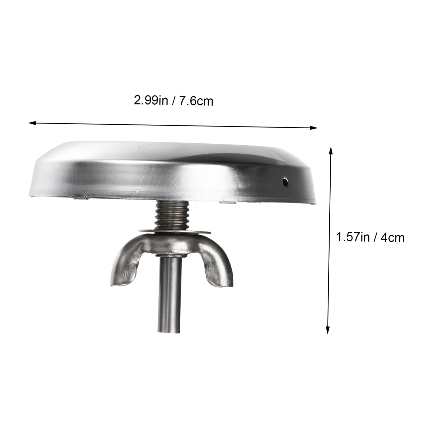 Luxshiny 1Pc Bimetallic Multi Functional Oven Thermometer for BBQ Grilling Cooking Gauge for Meat Fast Response Accurate Measurement