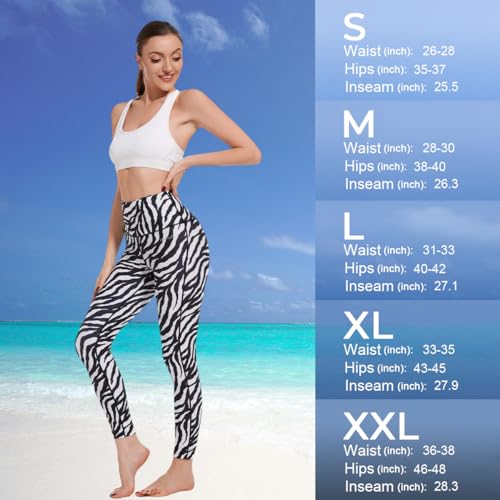 image for Ubestyle UPF 50+ High Waist Women's Printed Swim Pants Swim Leggings B