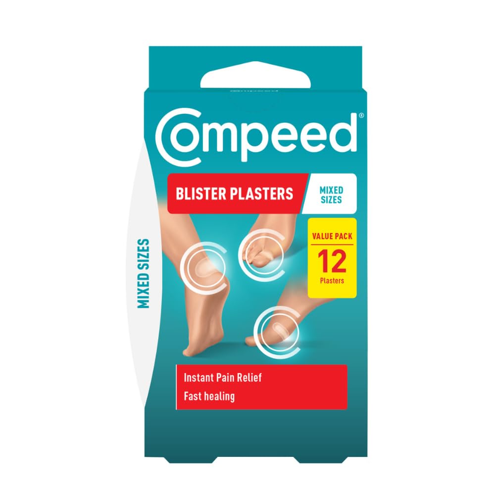 Compeed Mixed Size Blister Plasters, Hydrocolloid, Pack of 12