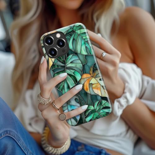 MERRO for iPhone 16 Pro Case,Cute Aesthetic Flower,MagSafe Compatible - image 4