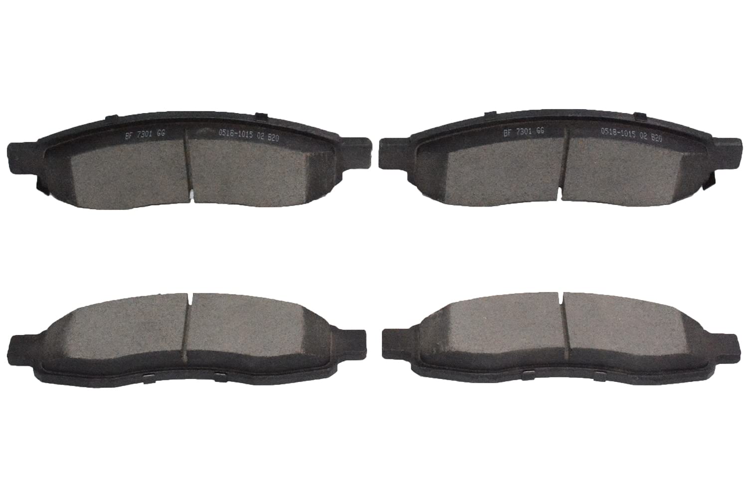 Front Brake Pads Set Ceramic Replacement For 2005-07 Nissan Titan 2006 Armada Infiniti QX56 D1015