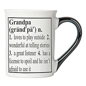 Cottage creek grandpa mug 16oz ceramic gift boxed grandpa coffee cup grandpa gifts for new grandparents gifts for grandpa from grandkids large coffee mug for grandpa dad fathers day  urban country home decor