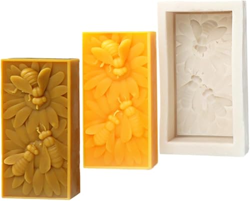 Miniatura 3 de Molde de silicona para velas de abejorros de abejorros, para jabón, cera de soja, resina epoxi, manualidades, boda, fiesta, cena, decoración de