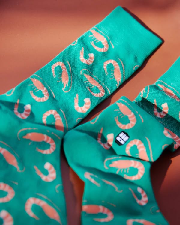 Surf and Turf Bundle – Unisex Cotton Crew Socks for Men & Women – Soft, Breathable, Reinforced Toe & Heel – One Size3