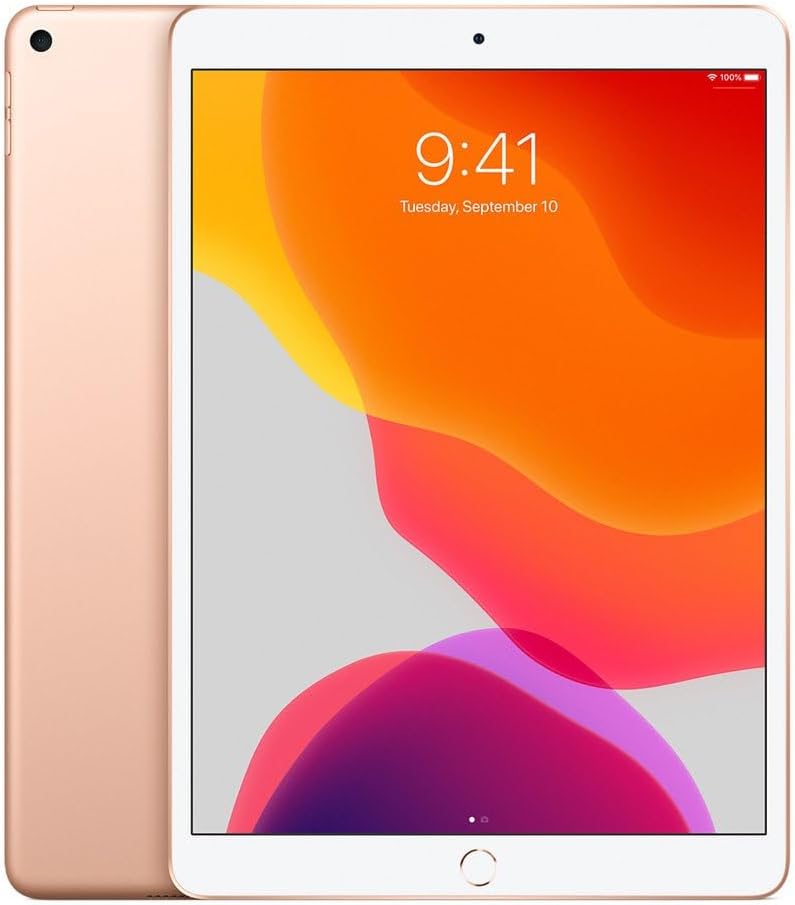 2019 Apple iPad Air 3 (10.5-inch, Wi-Fi, 64GB) Gold (Renewed)