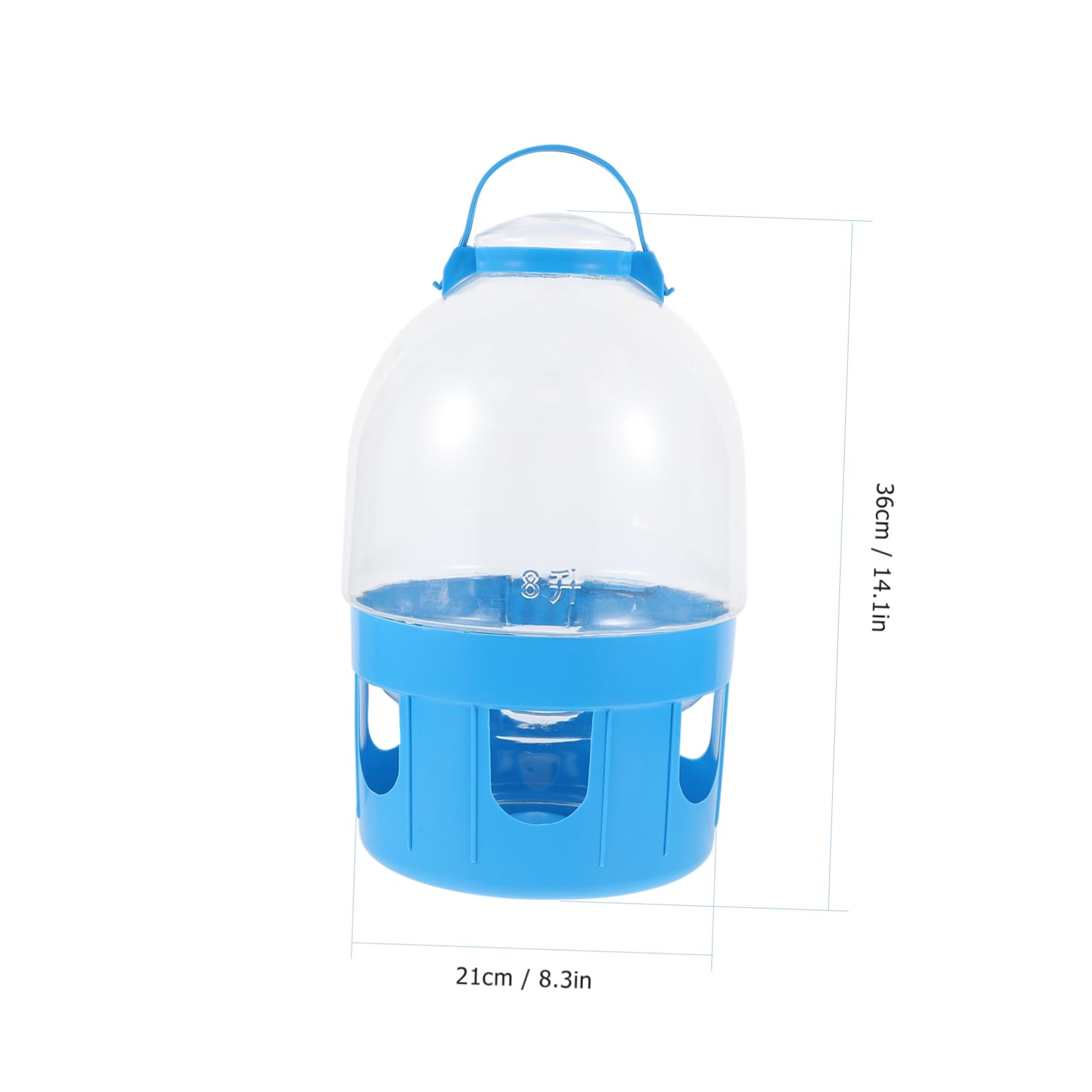 Abaodam Bebedero para De Gran Capacidad Comedero para para Jardín o Patio Dosificador De Agua Automático Bebedero Pajaros Resistente