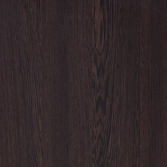 Image of Lakdi The Furniture Home & Office Computer Desk - Writing Workstation with Secure Locking Drawer and 2-Tier Open Storage Shelves - Dark Brown Espresso Wood Finish- 121534326
