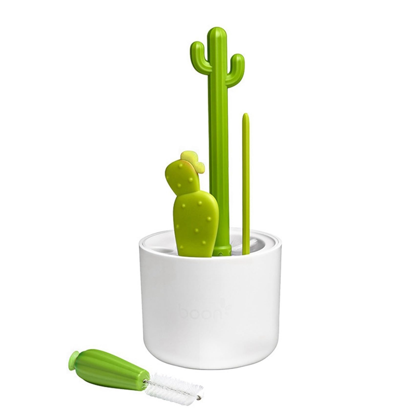Cikoopul Cactus Bottle Brush, Straw Brush, Multifunctional Cleaning Brush Set, Full-Angle Cleaning