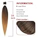 Beyond Beauty Braiding Hair pre stretched, Braids Synthetic Fiber Ombre Yaki Texture, Natural Easy Twist Braids Crochet Hair Hot Water Setting hair extensions