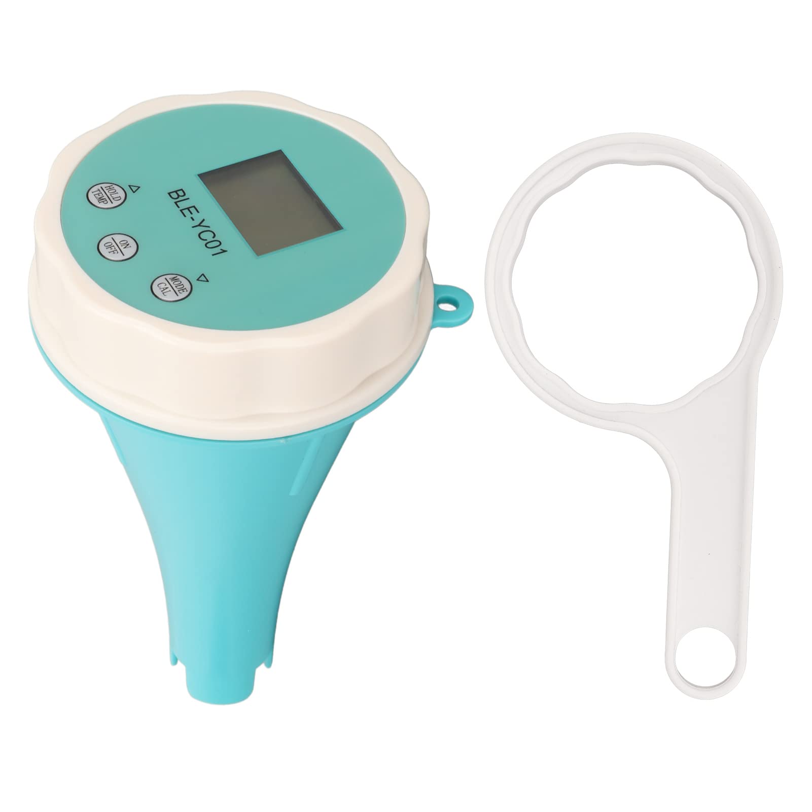 Tester Wody w Basenie, 6 w 1 Miernik Ph Orp Ec Tds Temp Cl z Połączeniem Aplikacji Bluetooth i Automatycznym Zapisem Danych Udostępnij Tester Jakości Wody Zasilany Bateryjnie