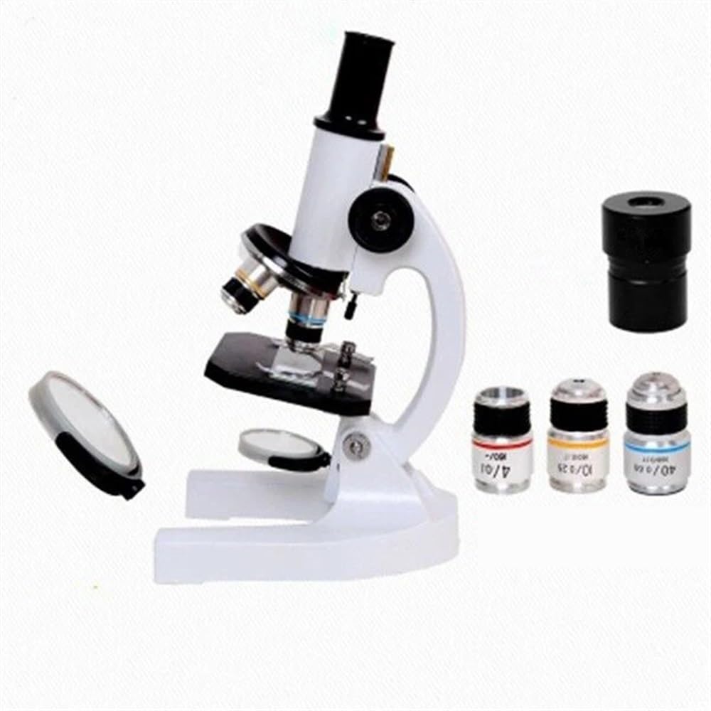 Accessori per microscopi Microscopio di Ricerca di Laboratorio for microscopio Biologico Digitale monoculare for la Scuola Domestica 640X 800X Durata e Prestazioni affidabili(with Mirror,WF16X)