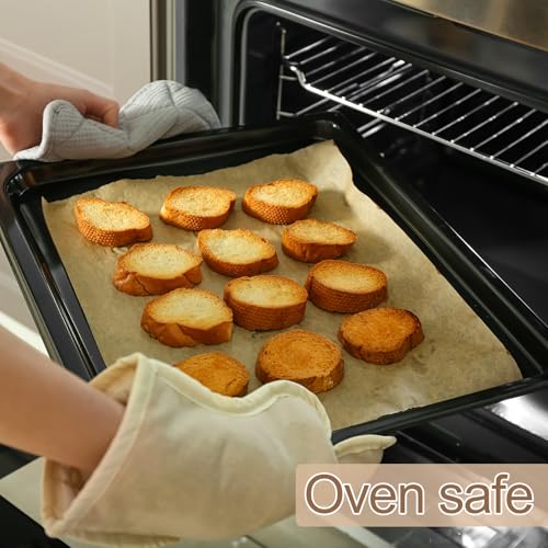 HARFINGTON 100 folhas de papel manteiga, 20 x 25 cm, papel de embrulho de alimentos para cozinhar fr