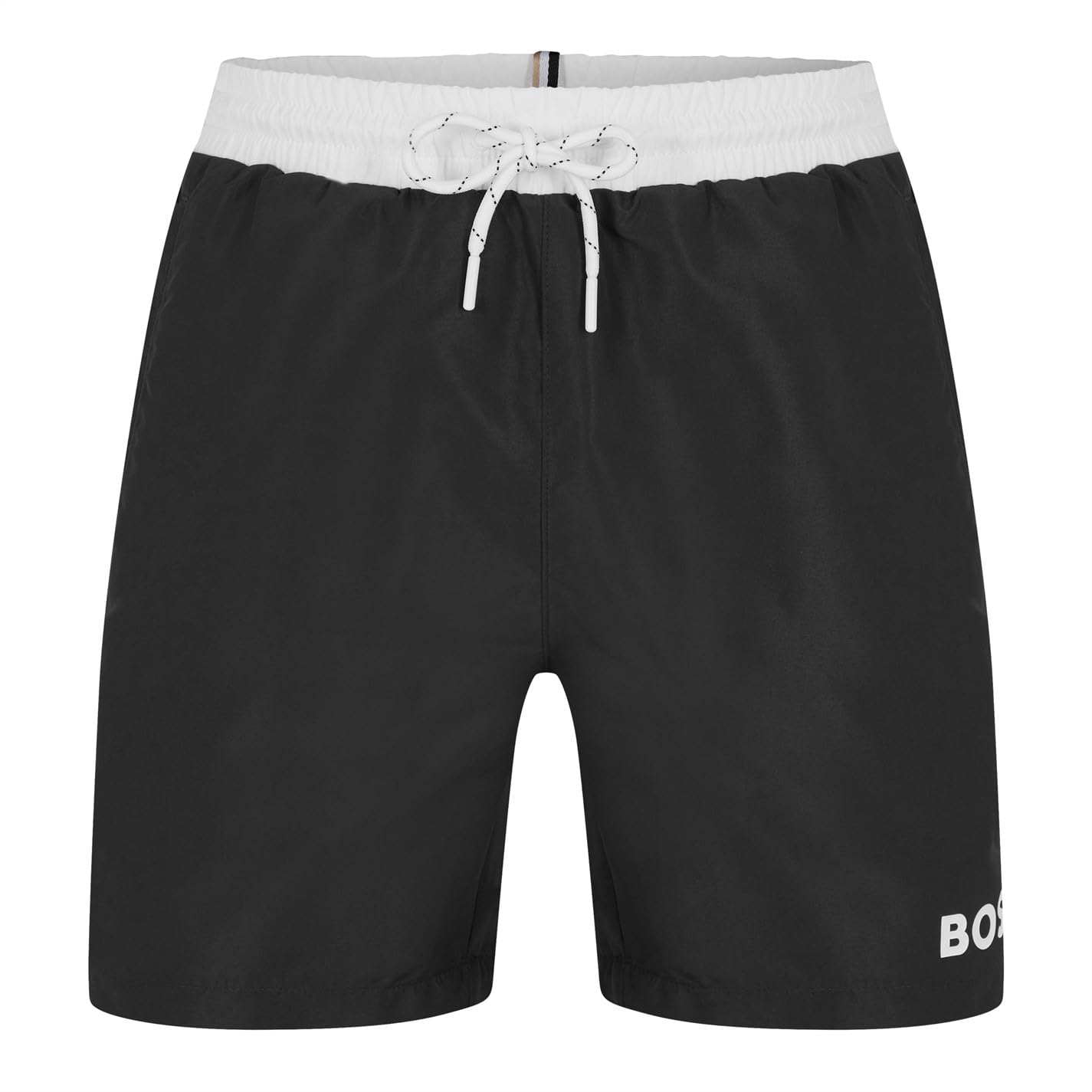 Boss Mens Swim Shorts Black/White XXL