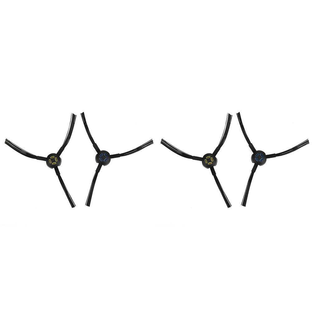 2 Set Vacuum Cleaner Filter Side Brush Rubber Brush Replacement Accessories Fit for ILIFE A7 A9