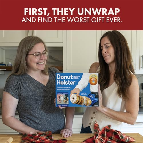 Prank-O Donut Holster – Funniest Prank Gift Box | Hilarious Empty Gag Gift for White Elephant & Christmas 2025 | Funny Gift Box for Coworkers, Friends & Men Who Have Everything, As Seen on Shark Tank - Image 6