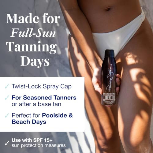 Image of Panama Jack Trophy Suntan Oil Spray, SPF 0, 5.5 OZ (Pack of 1)