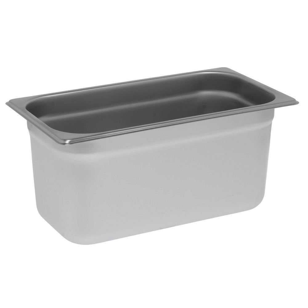 ® 1/3 Size 24 Gauge Stainless Steel Steam Table Pan - 6"D by HUBERT – Stainless Steel
