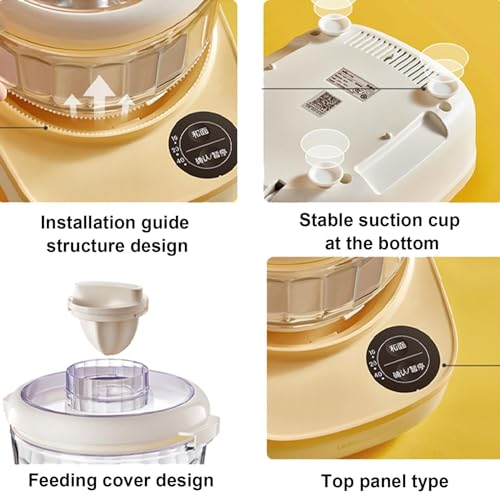 Amasadora vertical eléctrica con bol antiadherente para hornear y fermentar en casa. Perfecta para mezclar y amasar fácilmente. Ideal para hacer pan y pizzas caseras.