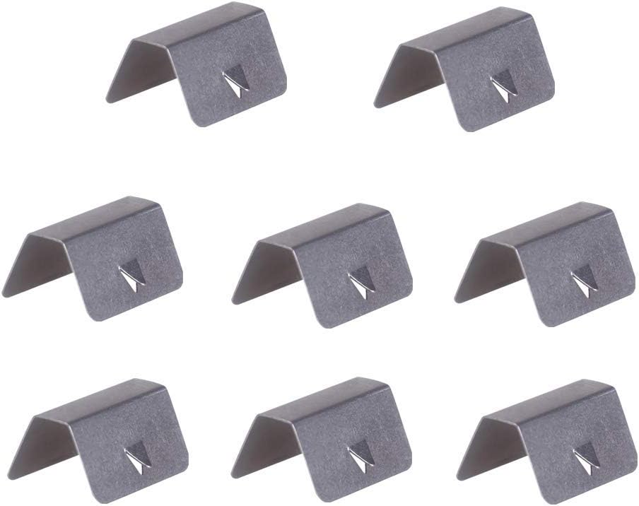 8 Pcs Wind Deflector Clips Stainless Steel Wind Rain Deflector Fitting Clips Compatible with Heko G3