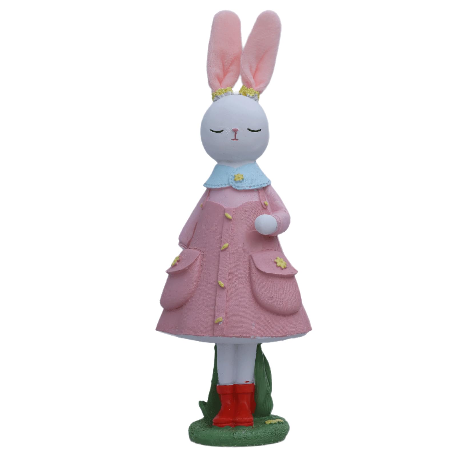Tsophreniq Realistic Rabbits Statue with Artistic Design Seasonal Home Ornament Great for Themed Arrangement and Collection Celebratory Holiday Highlight