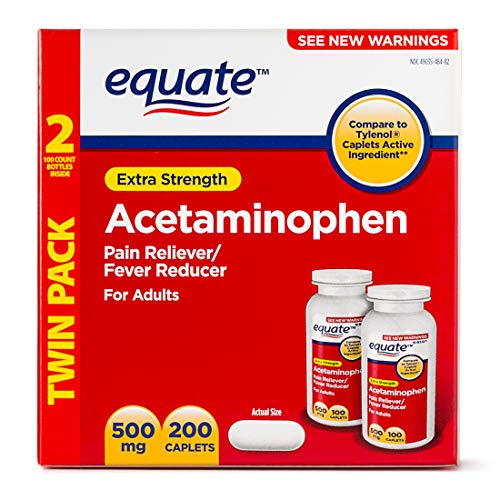 Equate Acetaminophen 500 mg, 200 Caplets in Pakistan