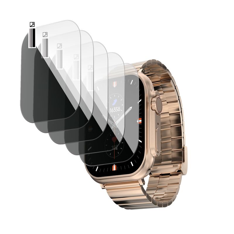 Compatible for Fire Boltt Gladiator Plus DISPLAY Smartwatch Screen Guard (PACK OF 05)-NEW LIST-1793