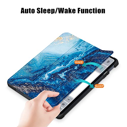 Funda para Xiaomi Pad 6 de 11 pulgadas inteligente con diseño de ondas 5