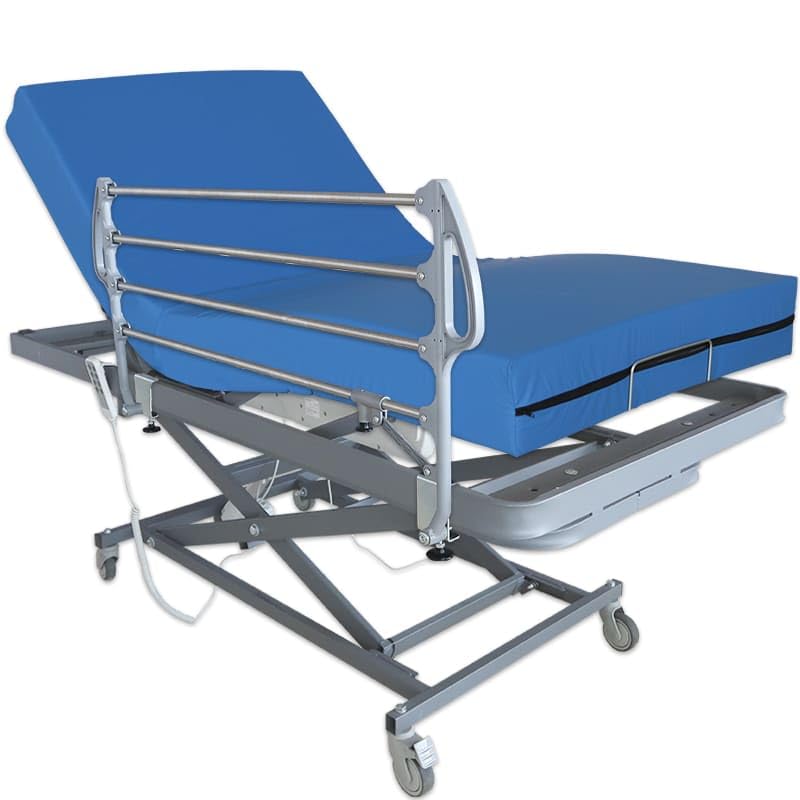 Ventadecolchones - Cama Geriátrica con Carro Elevador + Colchón 90 x 190 cm